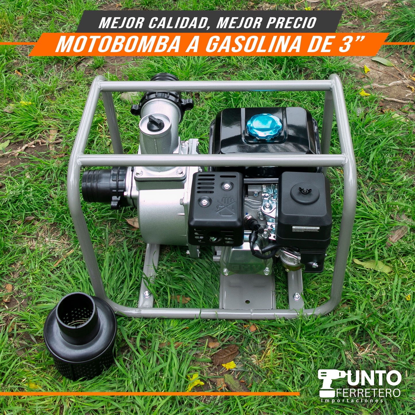 Motobomba 3x3 Forest Garden  motor 4 tiempos gasolinero