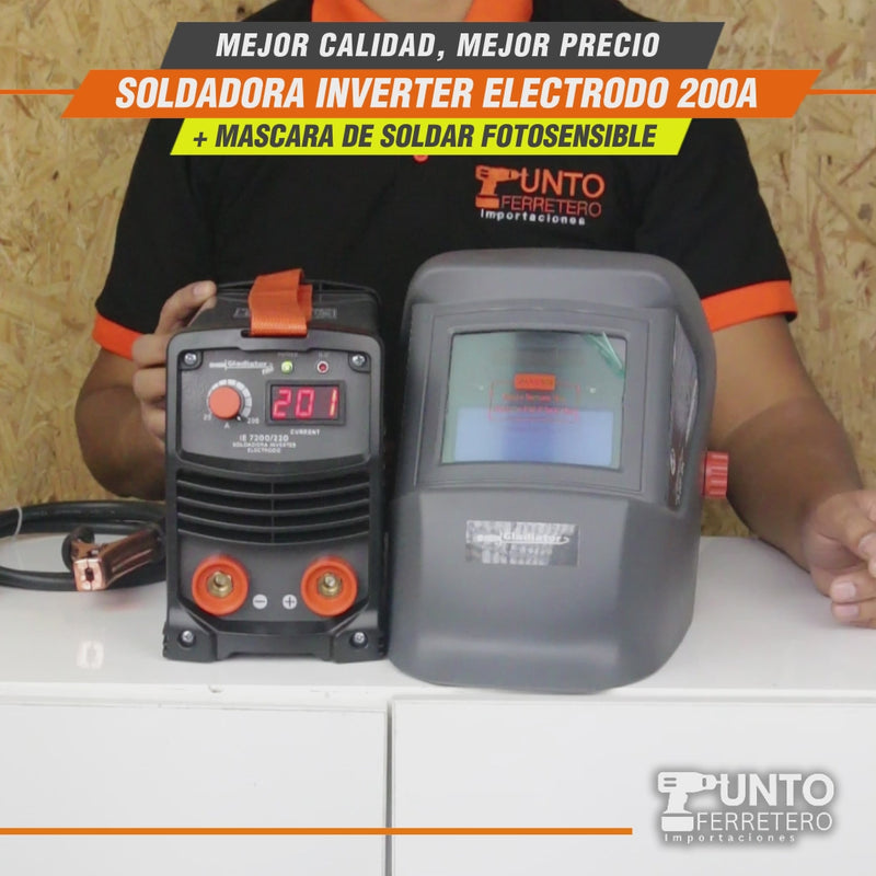 Cargar y reproducir video en Gallery Viewer, soldadora 200 amperios reales gladiator pro (marca americana)
