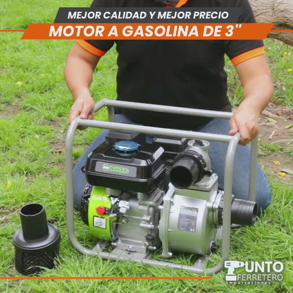 Motobomba 3x3 Forest Garden  motor 4 tiempos gasolinero