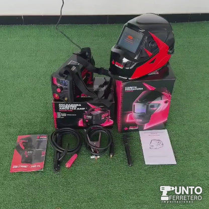 soldadora  mma lift tig 140 amperios (supercito,indura,nazca-pro,sello cord)