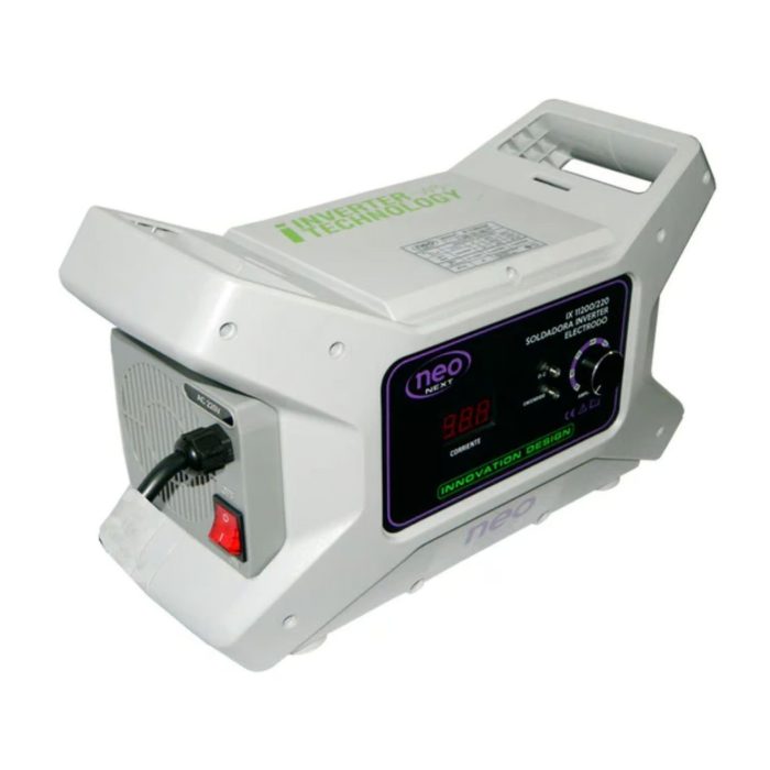 SOLDADORA ELÉCTRICA INVERTER 200A MMA + MASCARA DE SOLDAR -NEO